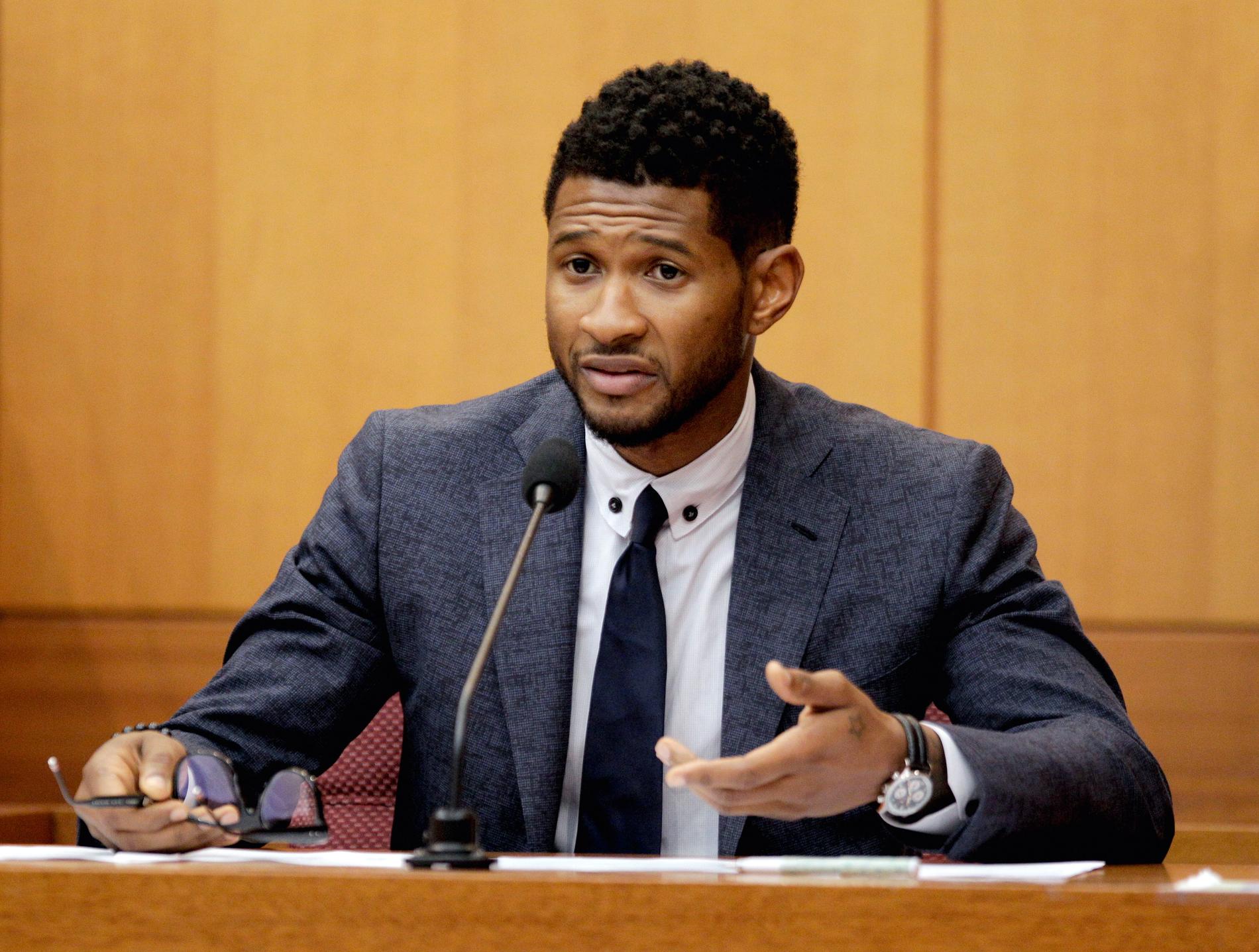 Usher i samband med vårdnadstvisten om deras sitt barn.