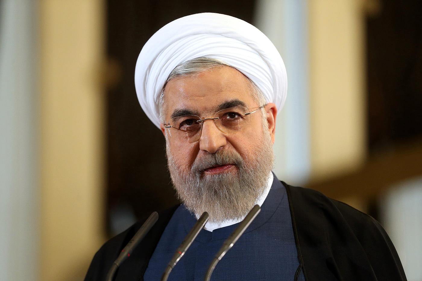 Irans president Rouhani har hamnat i ordkrig med Trump.
