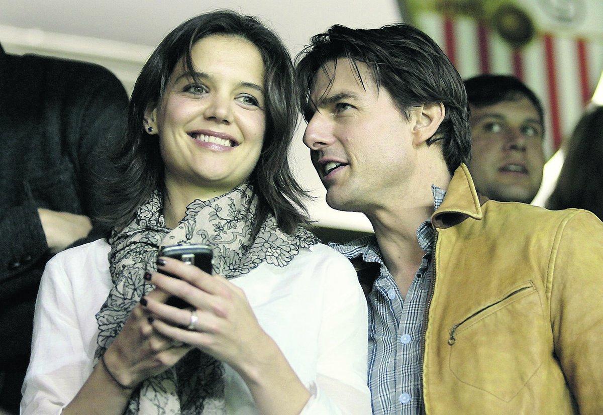 Katie Holmes och Tom Cruise besökte Åkermans fest.