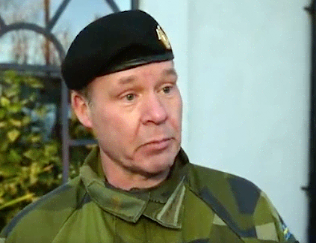 Överste Mattias Ardin, chef för Gotlands regemente.