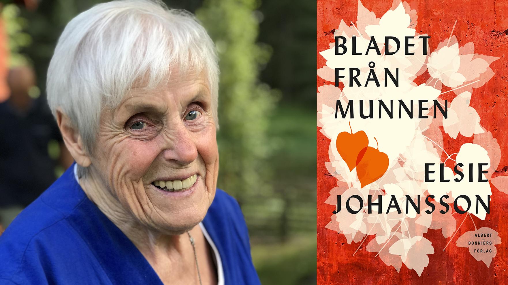 Elsie Johansson (född 1931), som debuterade 1979 och sedan dess har skrivit ett tjugotal romaner och diktsamlingar, utkommer nu med ”Ta bladet från munnen”. 