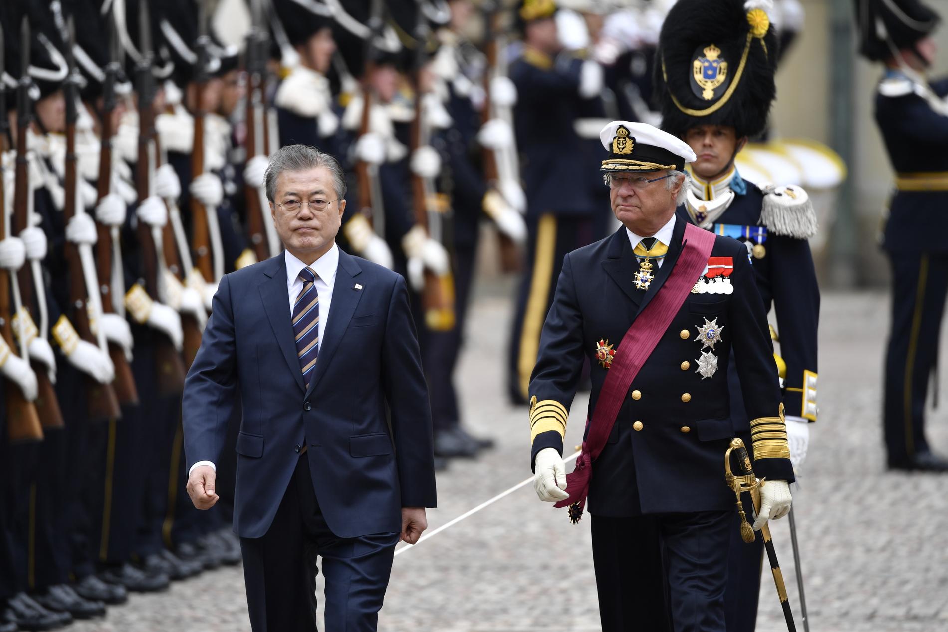Sydkoreas president Moon Jae-In är på Norden-turné och anlände till Sverige i går för ett två dagar långt statsbesök.