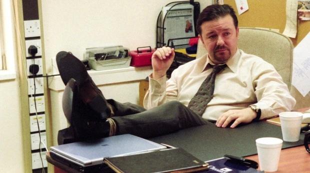 Känd skräckchef: Ricky Gervais som David Brent i ”The Office”.