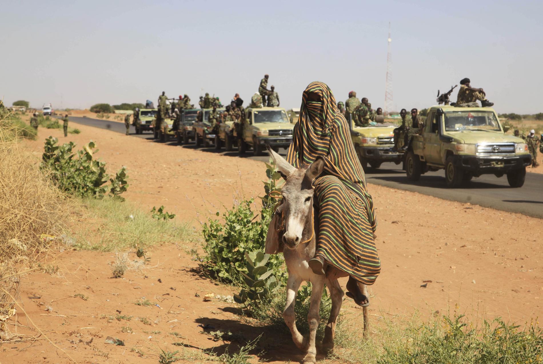 Omkring 2,5 miljoner människor har tvingats fly sina hem under de tidigare oroligheterna i Darfurprovinsen i Sudan. Nya oroligheter har blossat upp. Arkivbild.