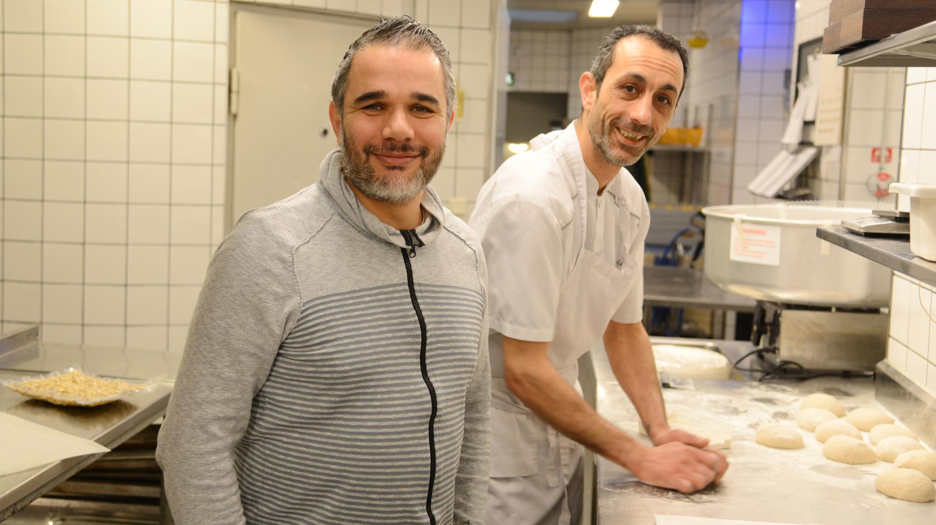 Köksmästare Karim Khouani och chefskonditor Willy Tourrette på restaurang Sture i Malmö hoppas på en andra Michelinstjärna.
