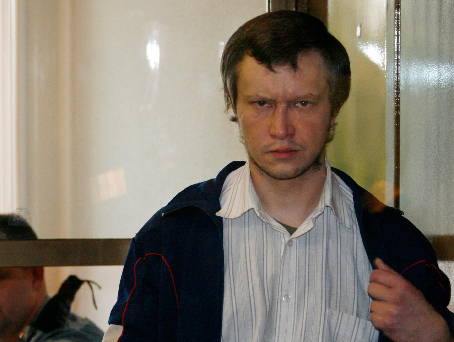 Aleksandr Pitjusjkin var 33 år gammal när han 2007 dömdes till livstids fängelse för 48 mord. Arkivbild.