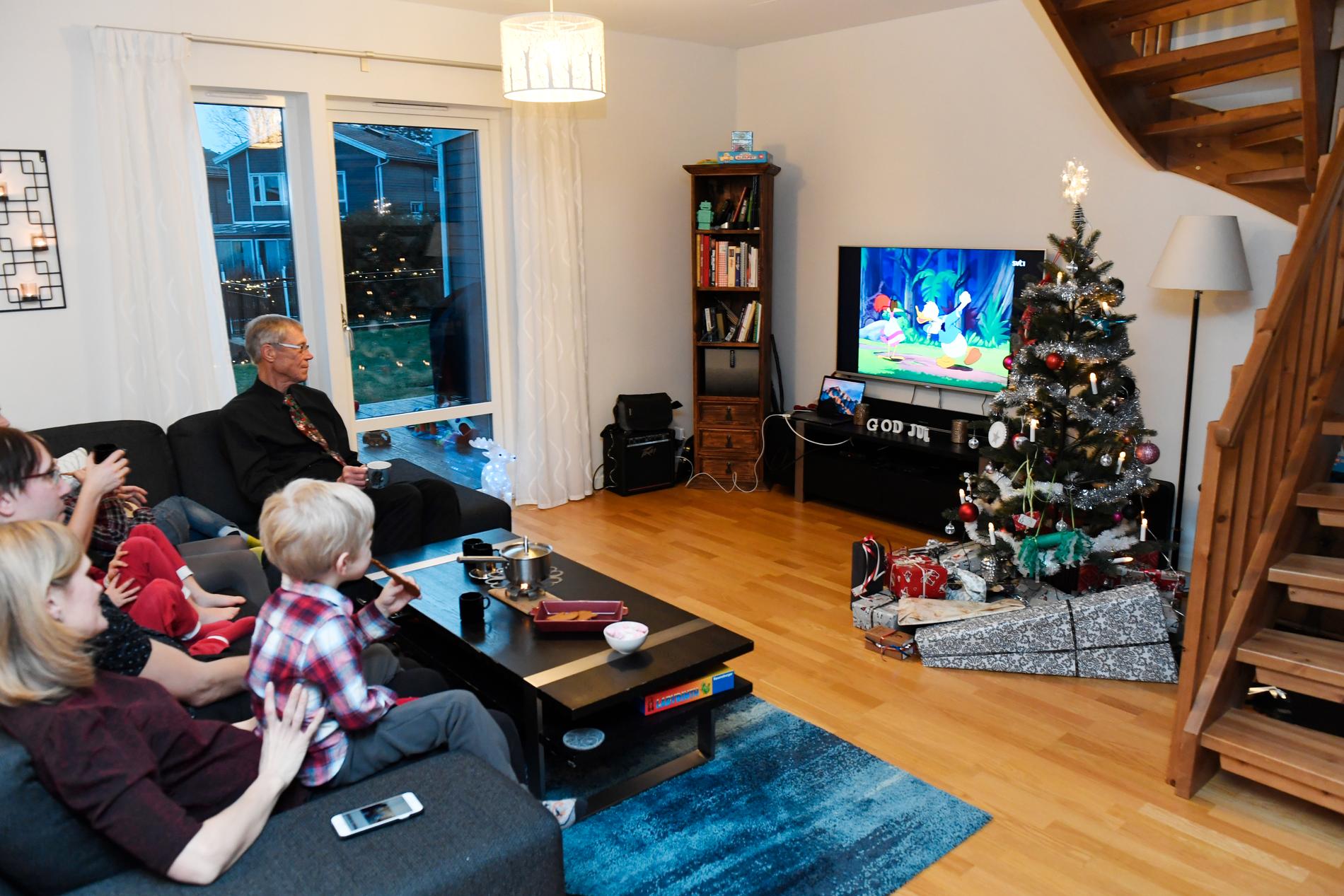4,5 miljoner tittare såg "Kalle Anka och hans vänner önskar god jul". Arkivbild.
