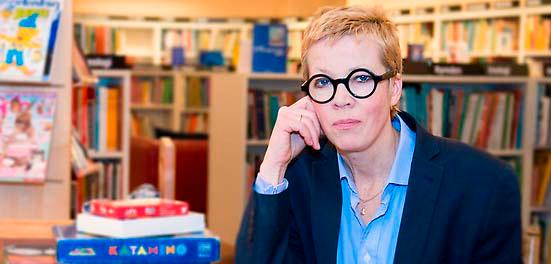 Katti Hoflin, stadsbibliotekarie i Stockholm.