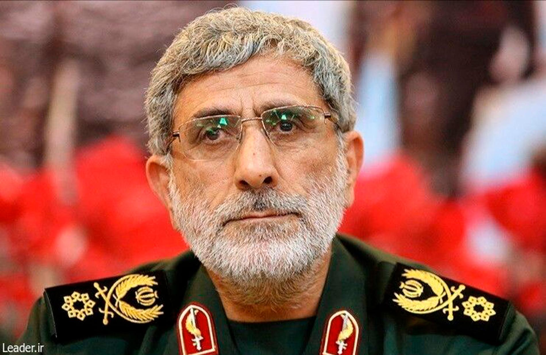 Esmail Qaani, ny befälhavaren för det iranska Revolutionsgardets specialstyrka Quds.