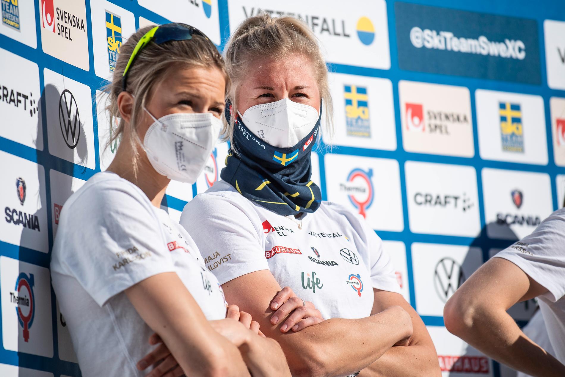 Frida Karlsson och Maja Dahlqvist. 