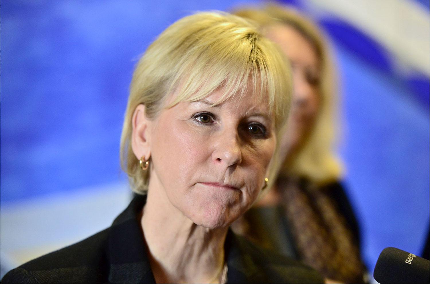 Utrikesminister Margot Wallström.