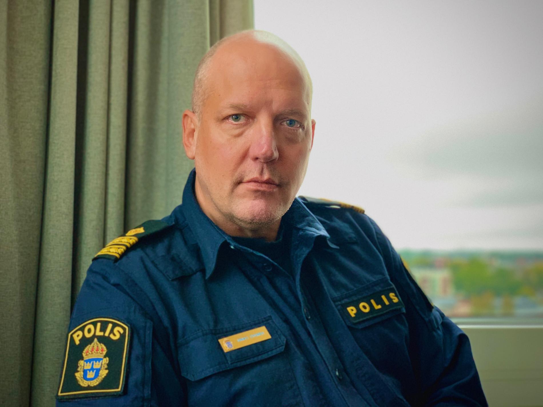  Jonas Eronen,  polisens presstalesperson. 