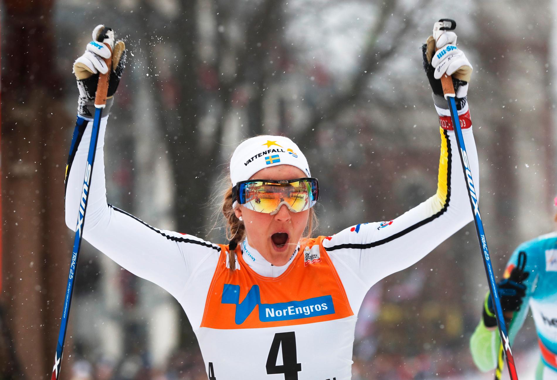 Stina Nilsson vann sprintfinalen i Drammen. Arkivbild.