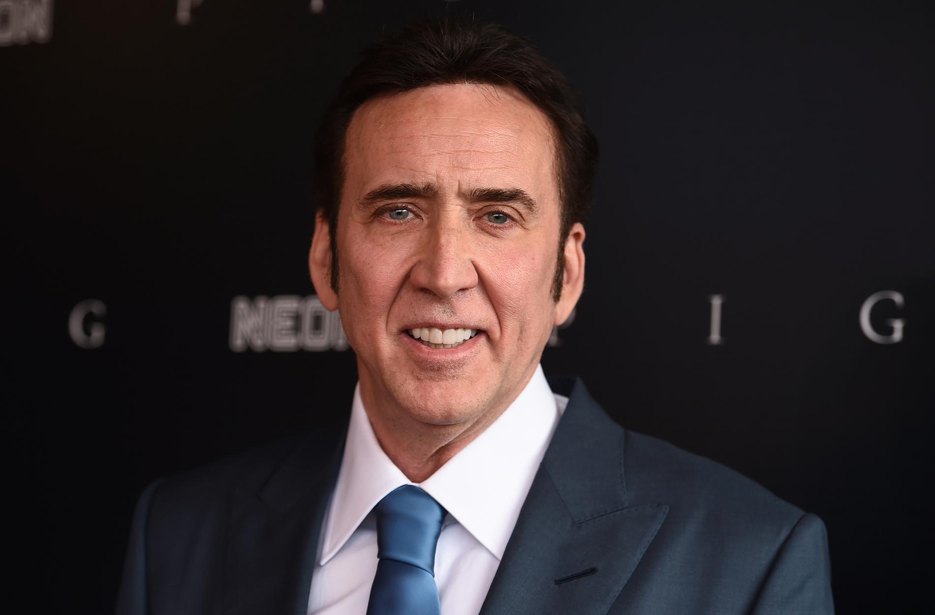 Nicolas Cage hyllas för sin roll som tryffeljägare i filmen "Pig". Arkivbild.
