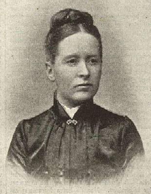 Hedda Andersson, bild från Idun 1896. 