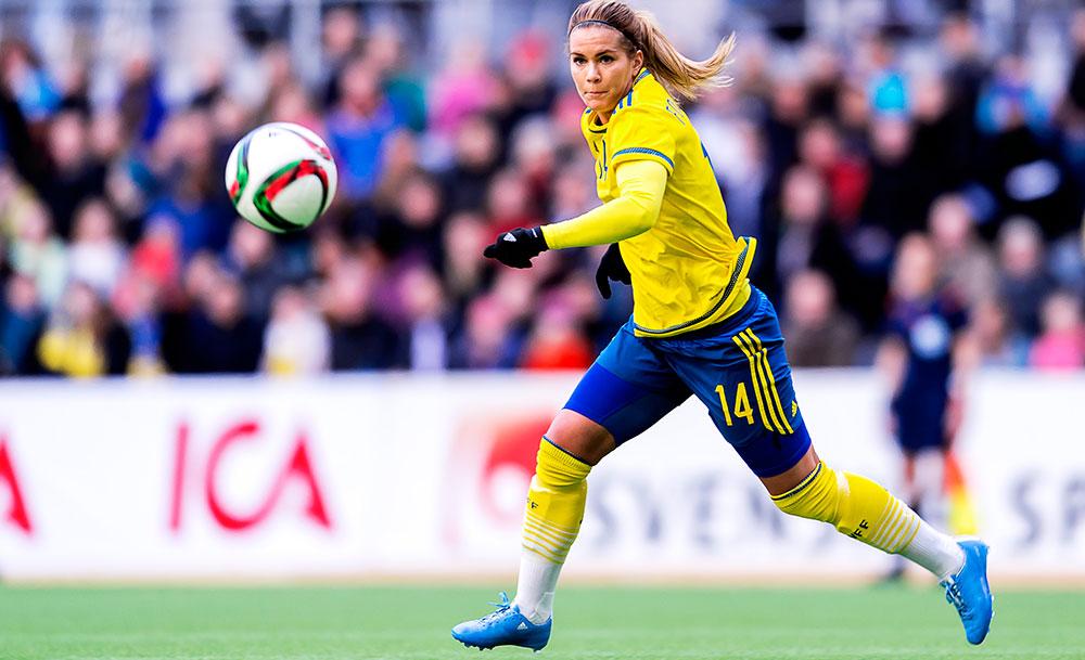 Hanna Folkesson i svenska landslaget