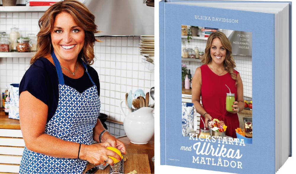 Ulrika Davidsson har skrivit en ny kokbok, Kickstarta med Ulrikas matlådor, Bonnier Fakta.