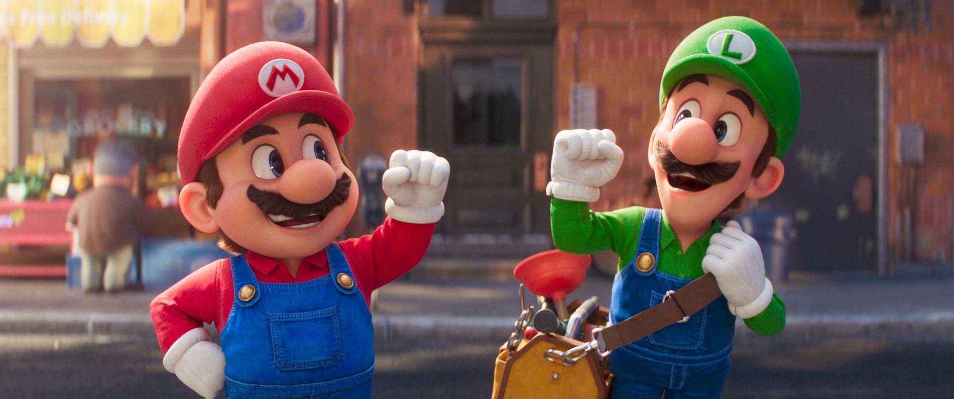 Mario och Luigi i ”The Super Mario Bros movie”.