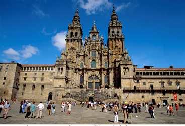 Katedralen i Santiago de Compostela.