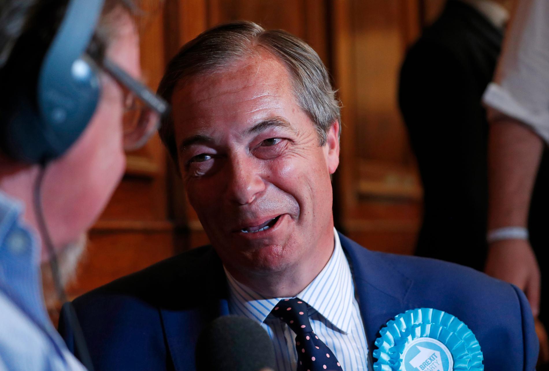 Nigel Farage har anledning att glädjas.
