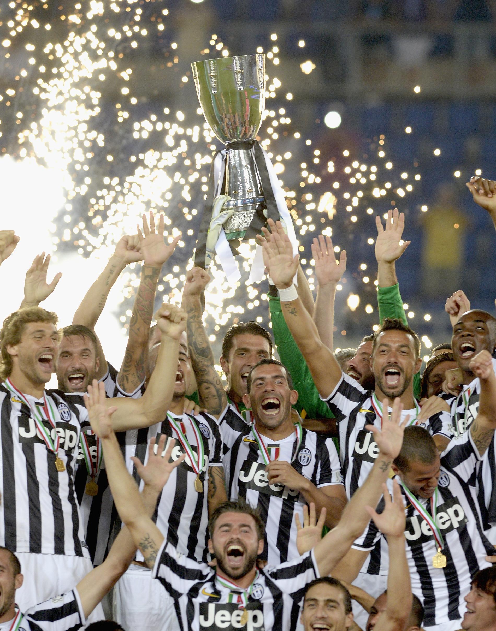Juventus med Supercup-titeln 2013