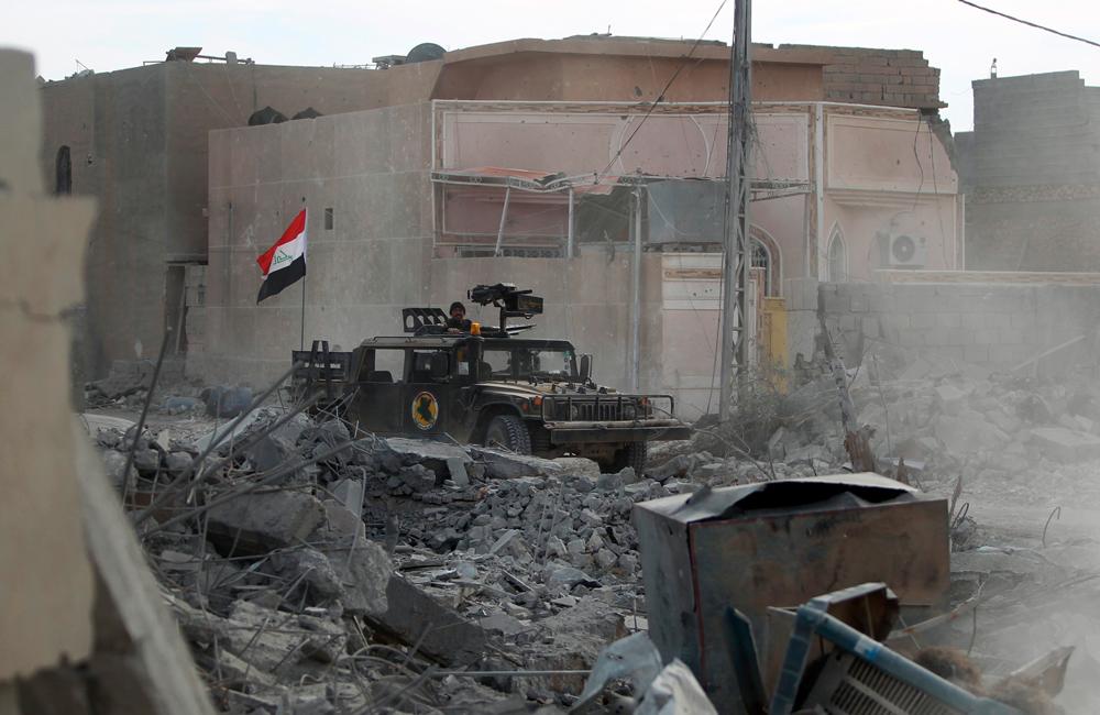 Irakiska militären säkrar centrala Ramadi, 27 december 2015