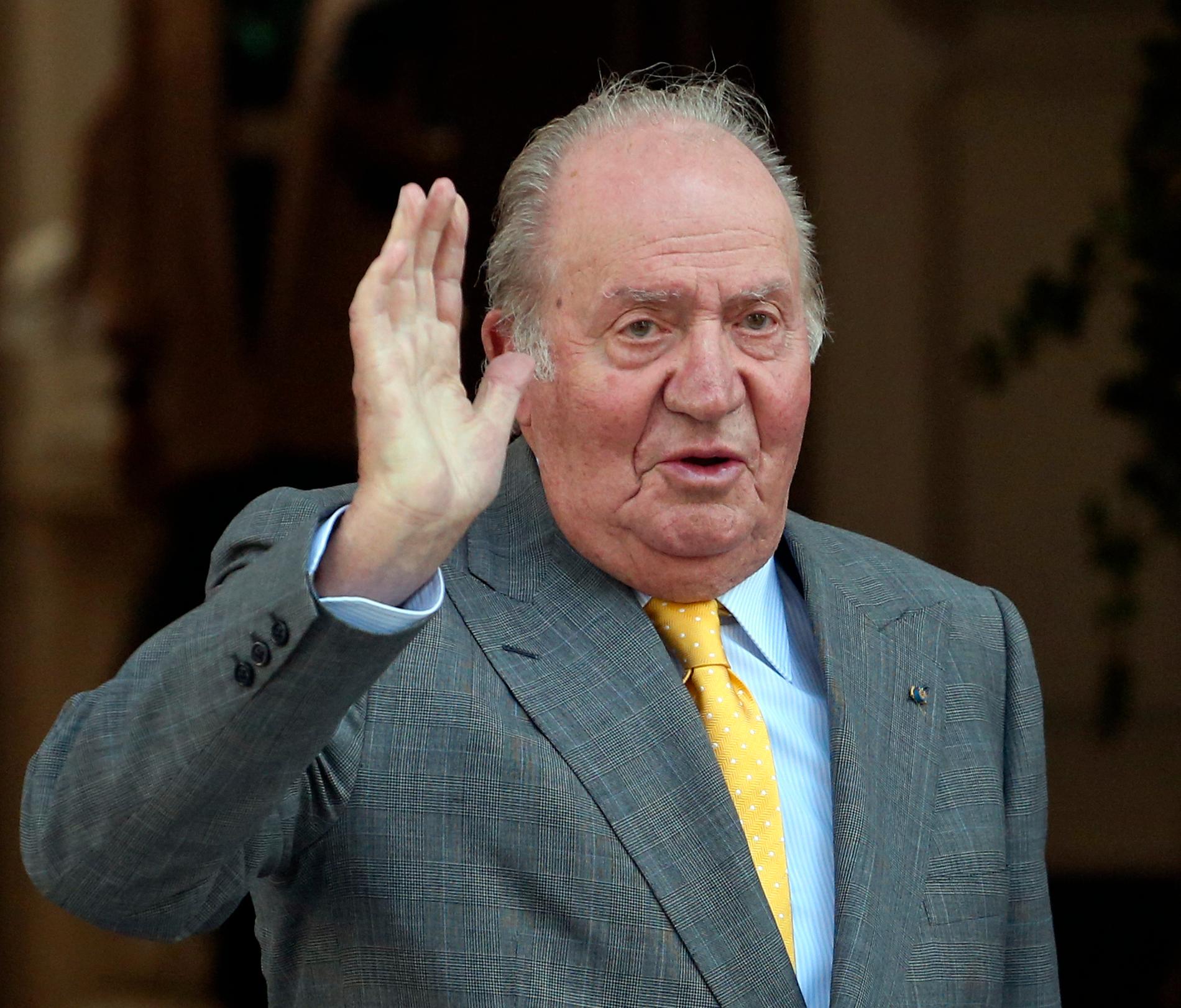 Spaniens exkung Juan Carlos drar sig tillbaka från offentligheten. Arkivbild.