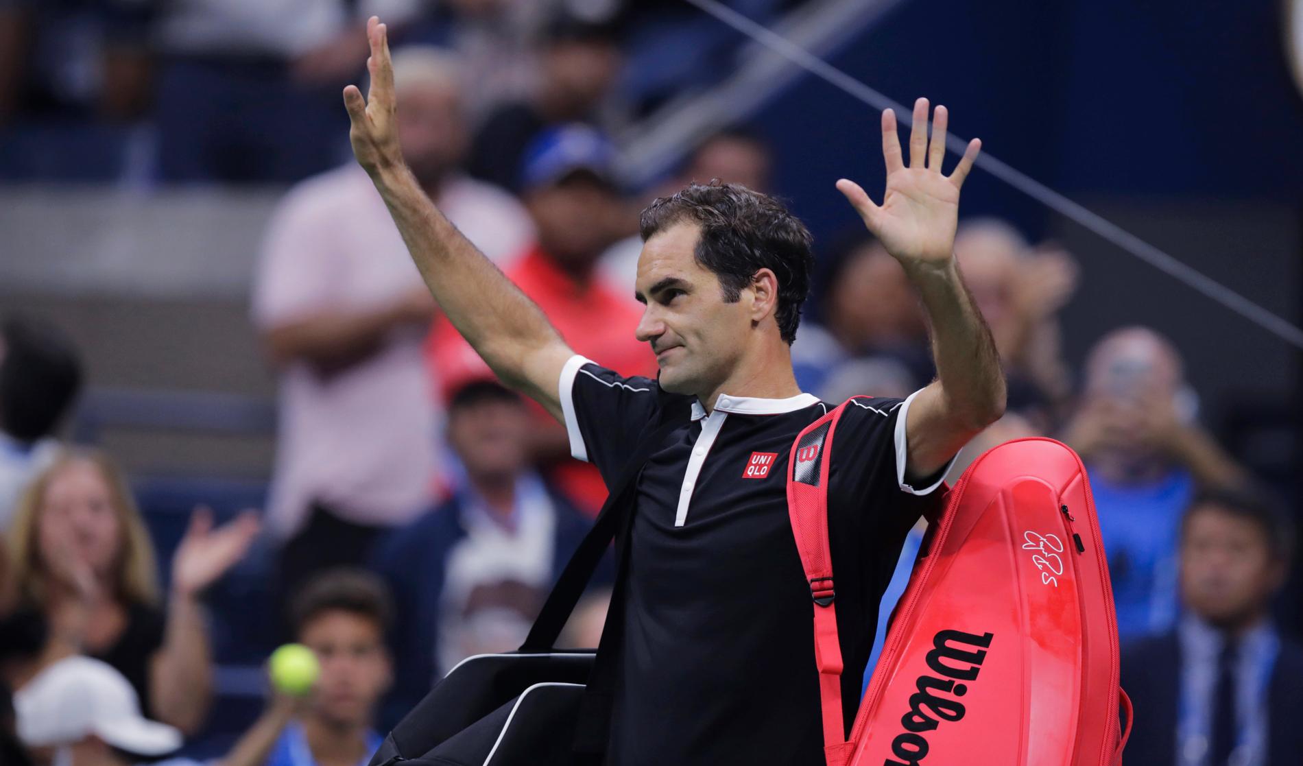 Roger Federer tackar publiken