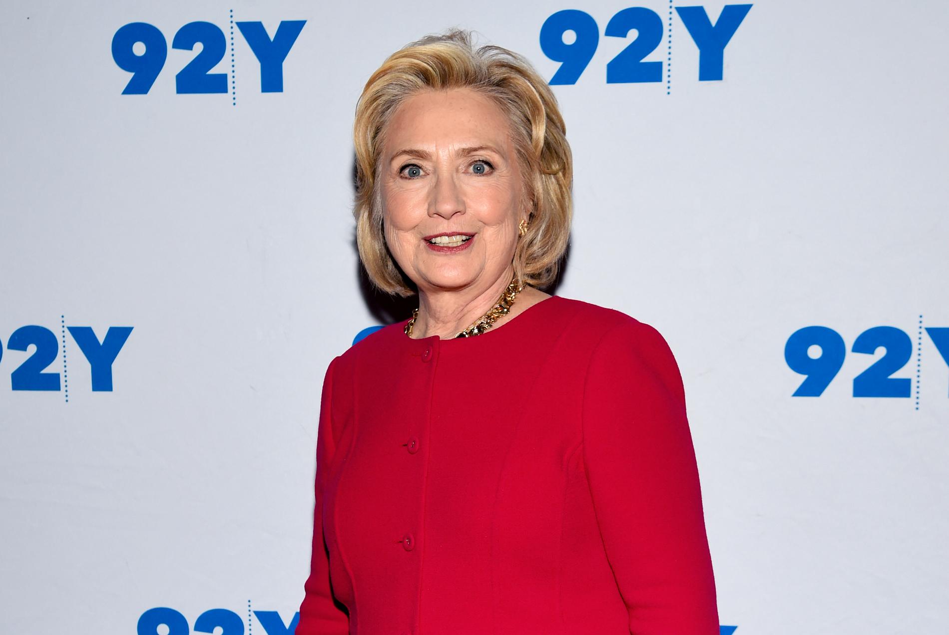 Hillary Clinton vid ett framträdande i New York i oktober.