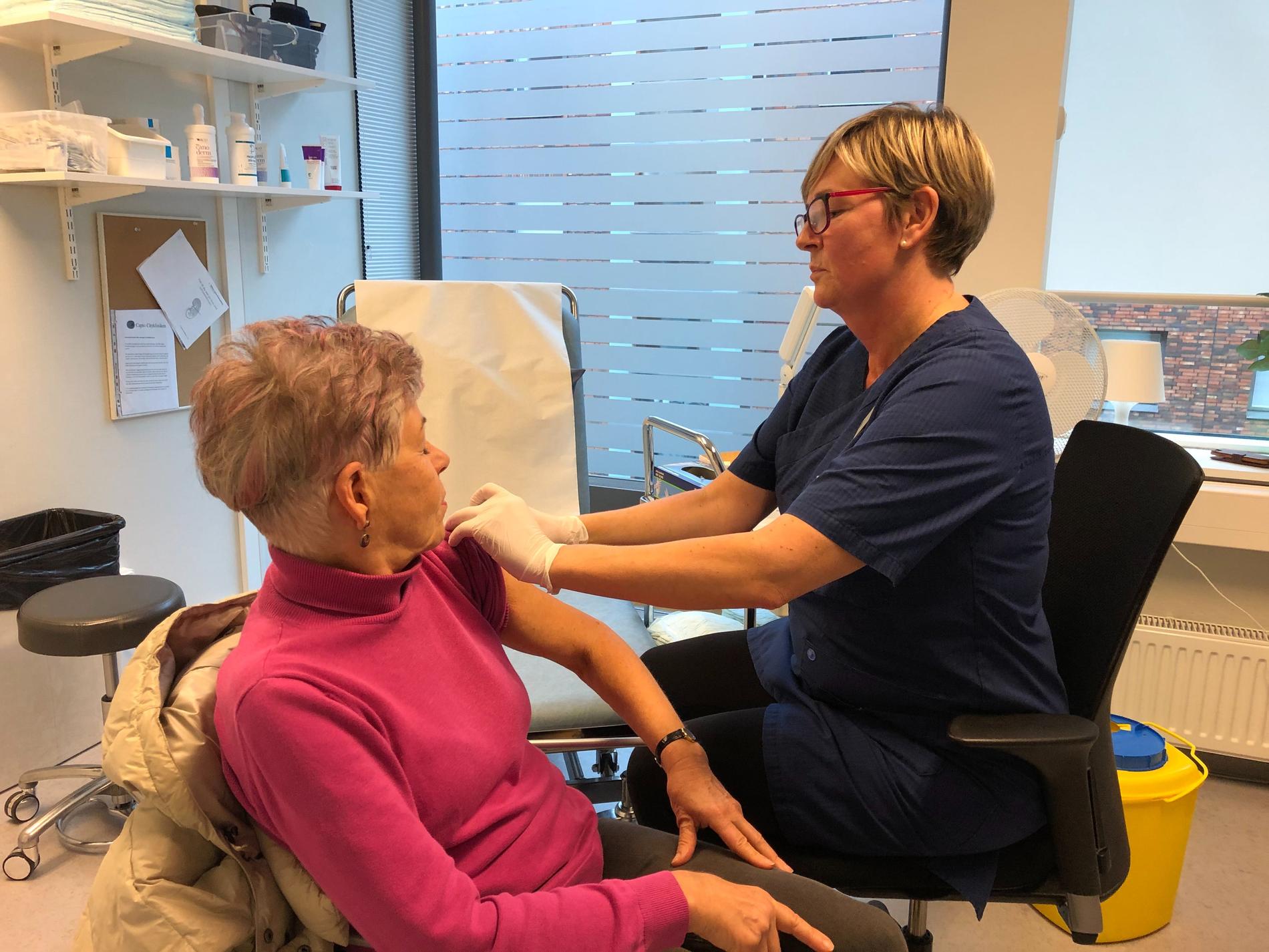 Influensavaccinering finns på drop-in på 26 olika vårdcentraler i Malmö.