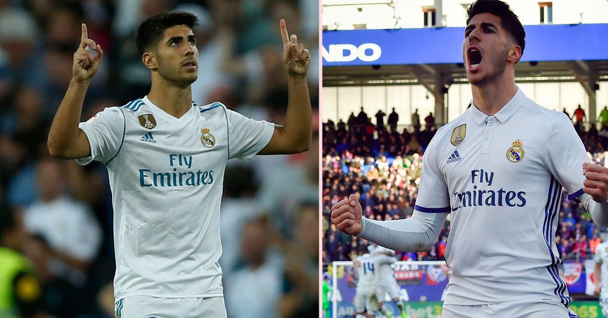 Marcos Asensio missar Real Madrids Champions League-match