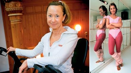Med åtsittande skärpförsedda gympadräkter, benvärmare och pannband hade Susan Lanefelt gymping med hela Sverige. ”Det är bara en tidsfråga innan vi får se såna dräkter igen”, säger hon.