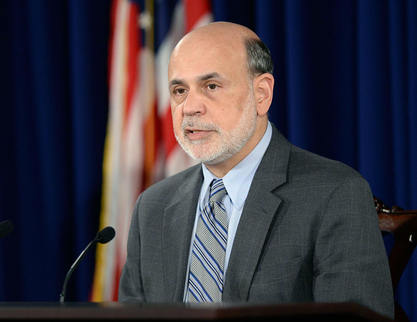 Ben Bernanke, ordförande för Federal Reserve.