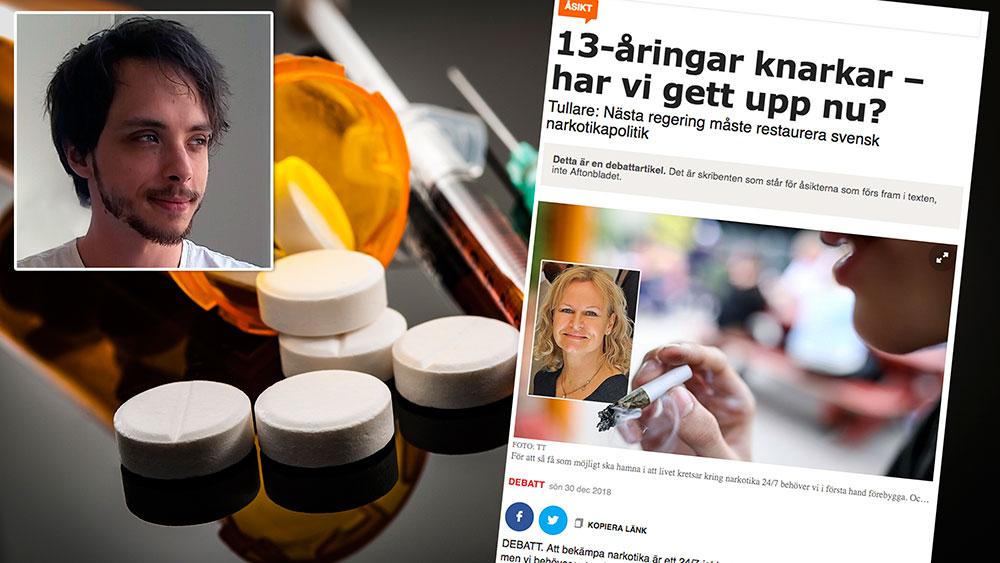 Idag kan narkotika användas medicinskt med stor fördel. Skifta från kriminalisering till vård, skriver Sebastian E. Florentz, samhällsdebattör.