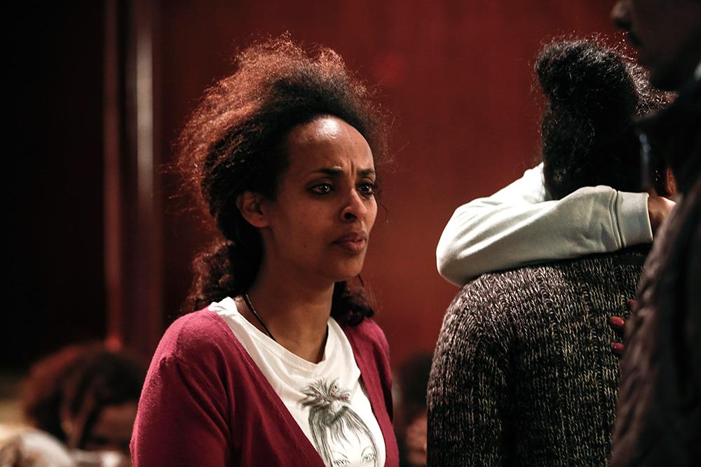 Resan från Eritreas huvudstad Asmara inleddes för över en månad sen, berättar hon för Daily Mail.