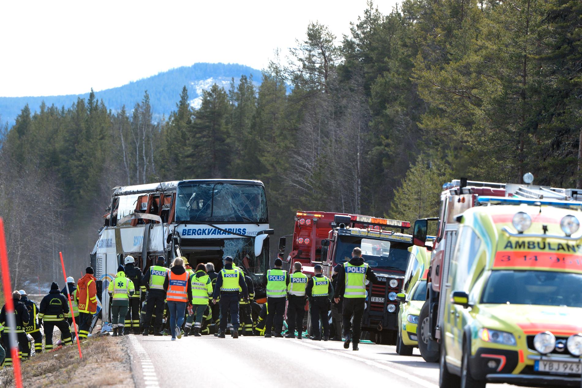 Den tragiska bussolyckan påverkade alla, inte minst räddningspersonalen.
