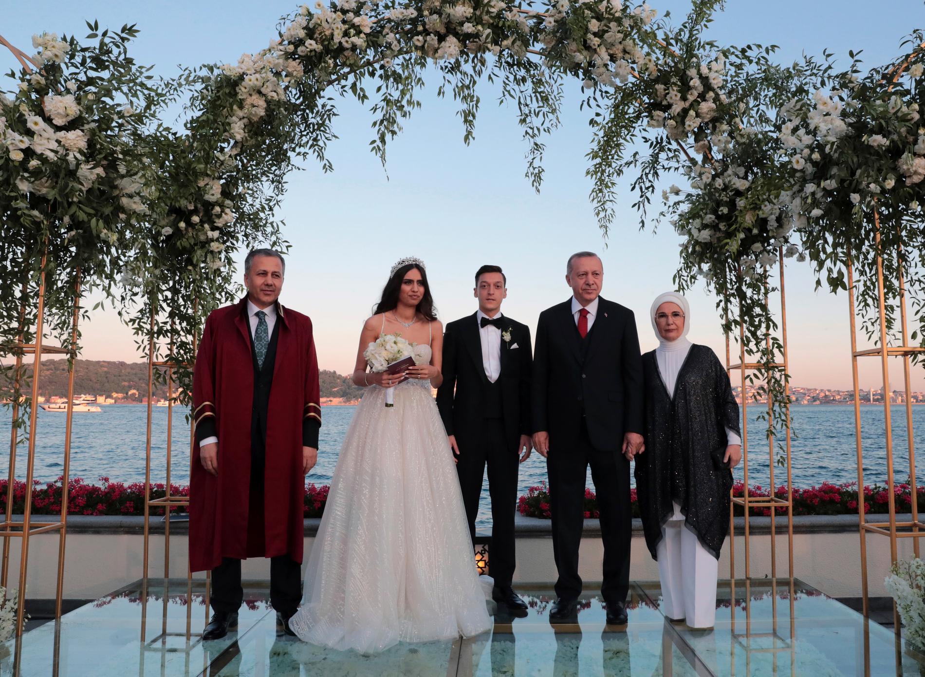 Erdogan var på Özils bröllop.