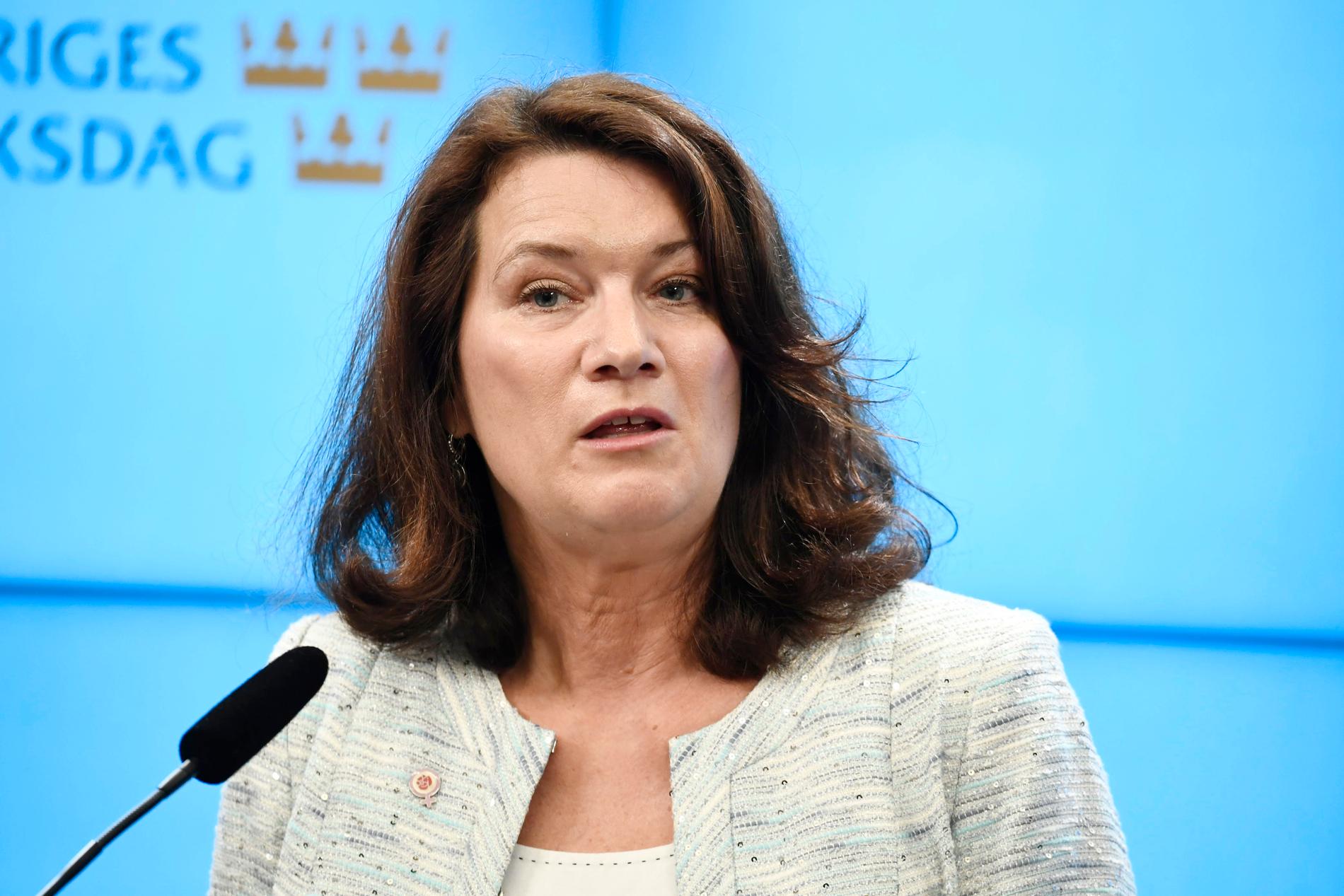 Utrikesminister Ann Linde (S). 