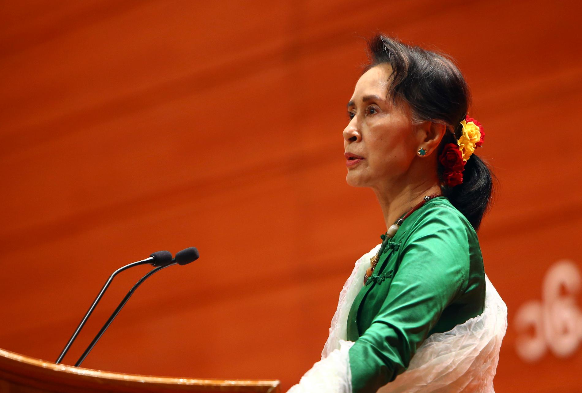 Aung San Suu Kyi – inte längre hedersmedborgare i Kanada. Arkivbild.