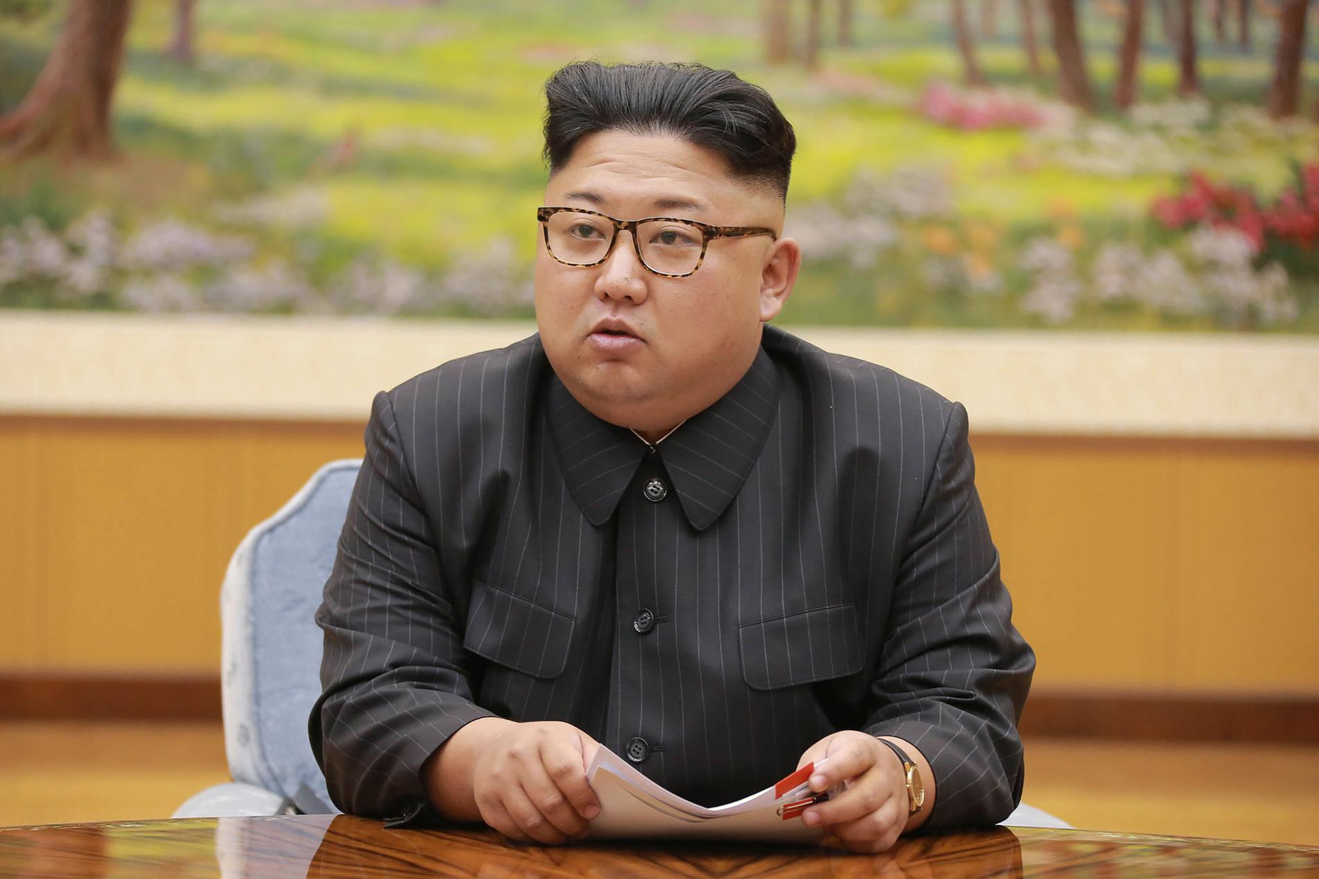 Nordkoreas ledare Kim Jong-Un. 