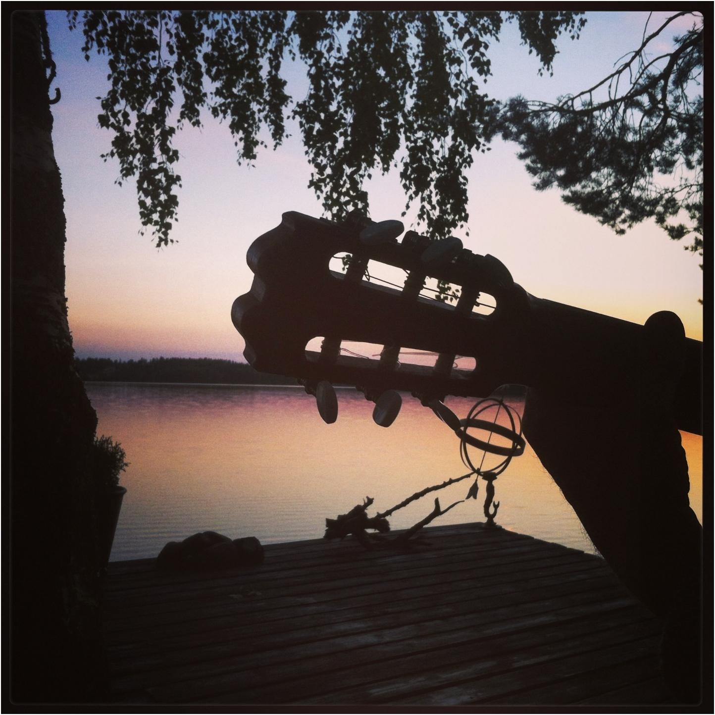 En fantastisk sommarkväll vid Hörendesjön i Västmanland.