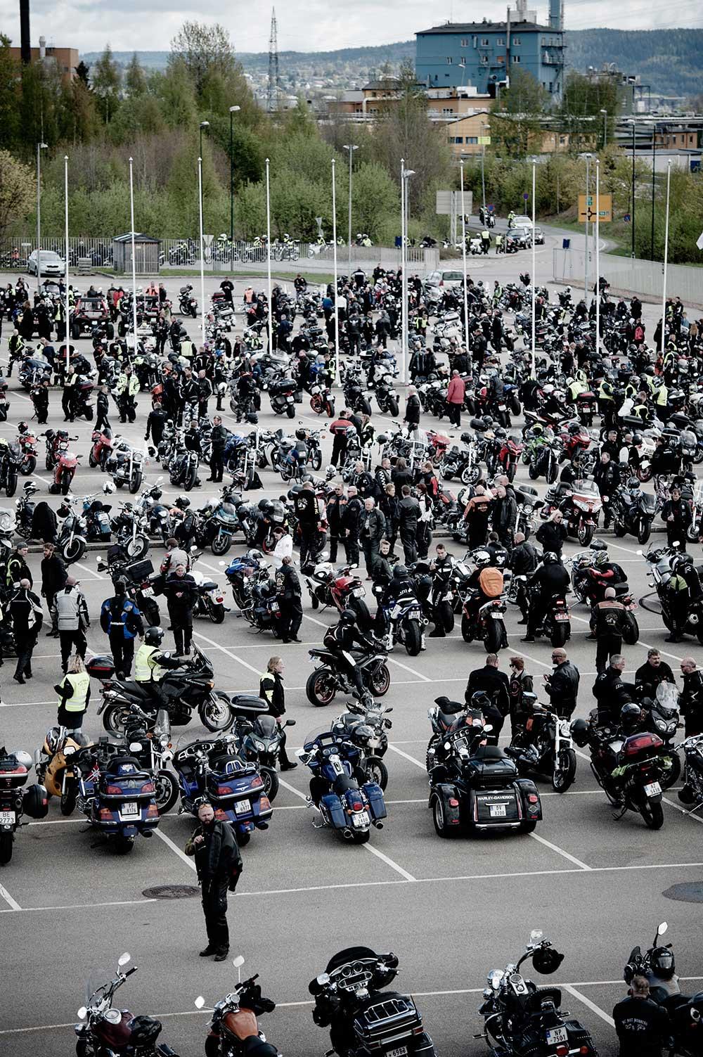 Omkring 2 500 motorcyklister samlades under söndagen i norska Lillestrøm för att hedra Odins minne och uppmärksamma kampen mot mobbning.