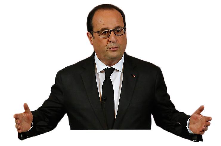 President Hollande vill hämnas skoningslöst. Foto: AP