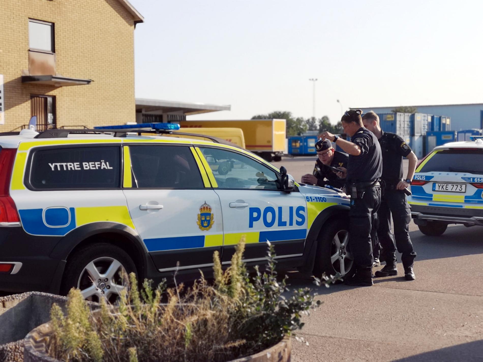 Bombhot mot DHL i Kalmar. 