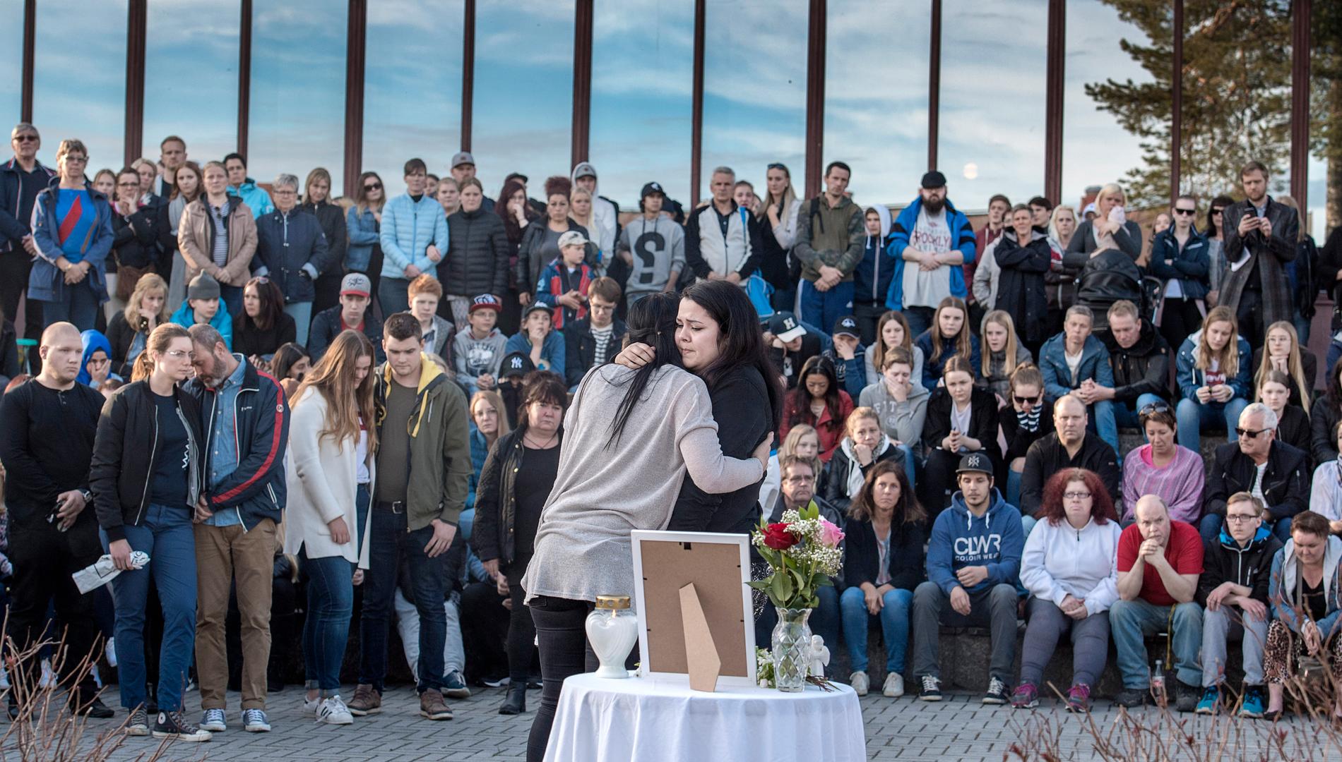 I onsdags hölls en minnesstund i Iggesund för Tova Moberg som misstänks ha blivit mördad.