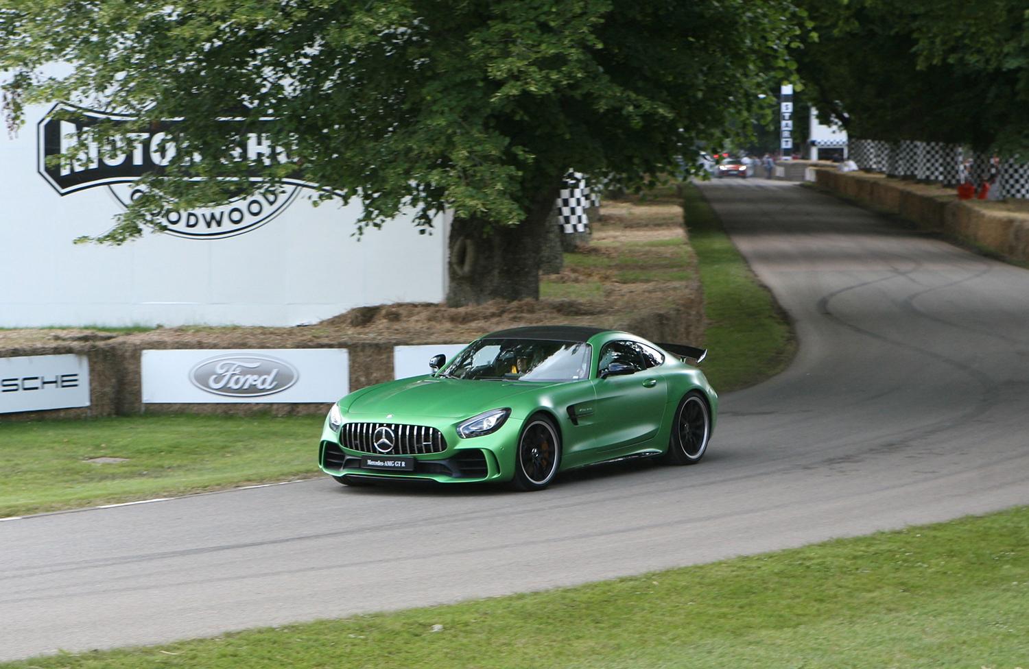 Mercedes premärvisade sin AMG GT R under Goodwood.