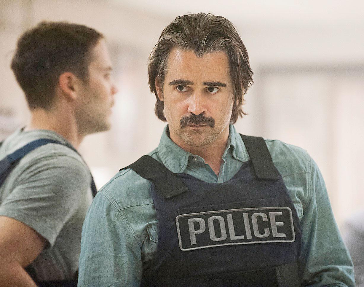 I ”True detective” spelar Colin Farrell en man som är van vid att uttrycka sig med våld.