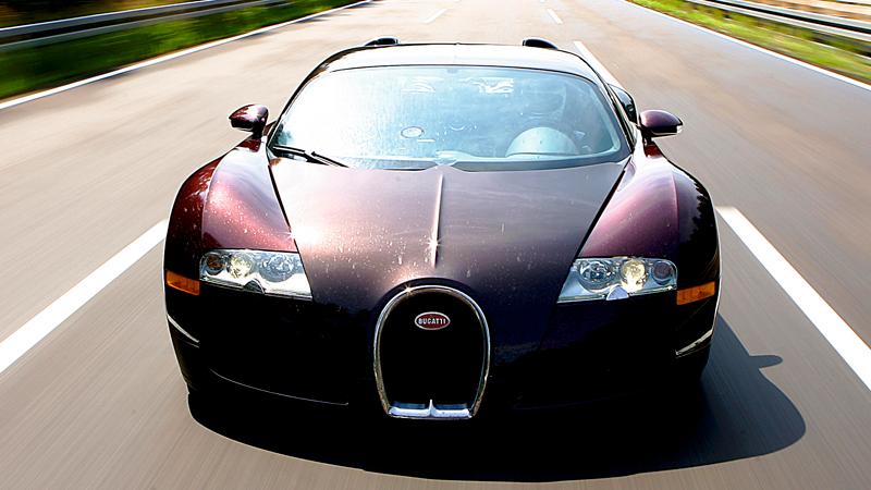 Bugatti Veyron – snart på autobahn.