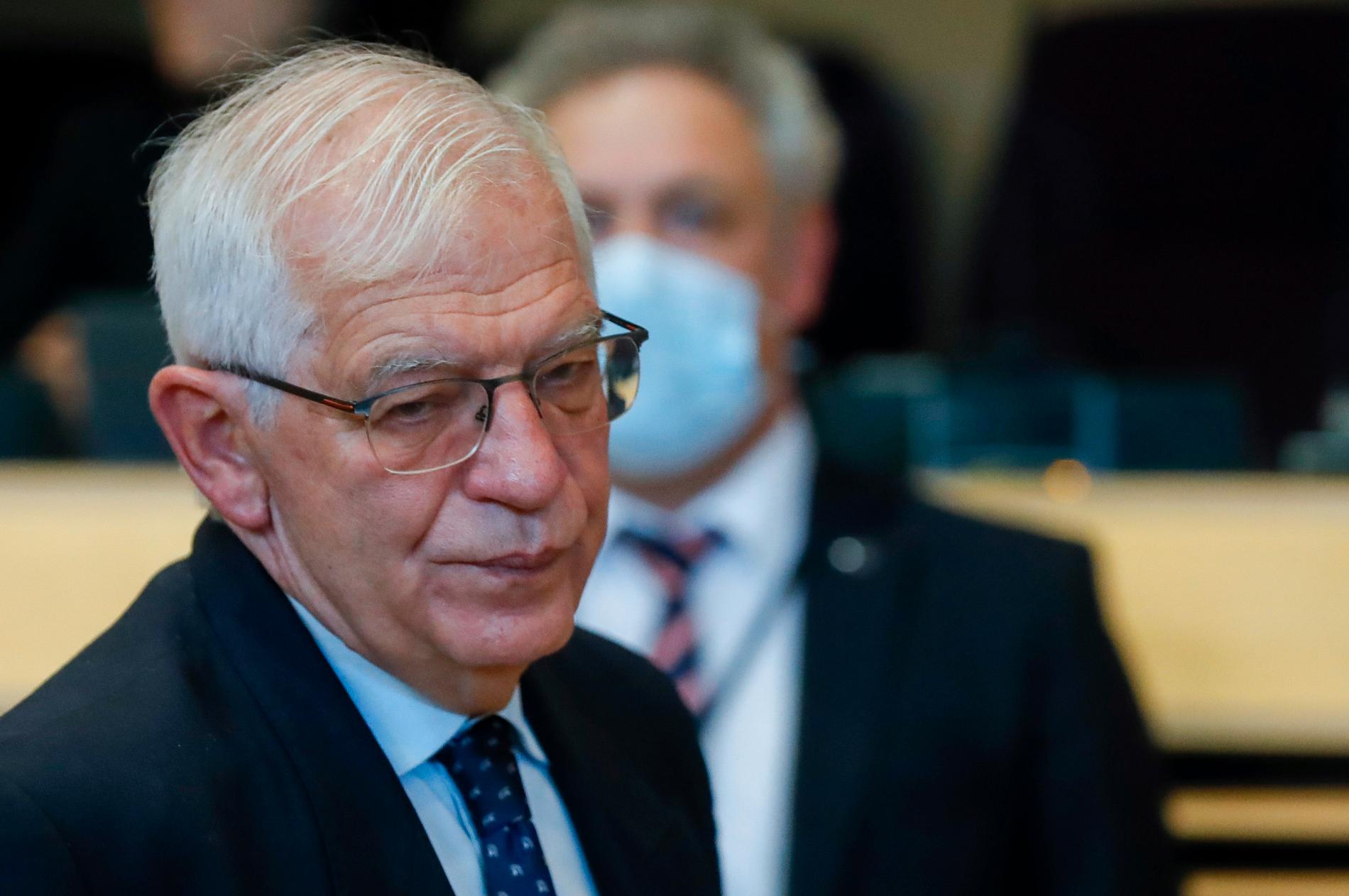 EU:s utrikeschef Josep Borrell har fått klartecken för utökade sanktioner mot Belarus. Arkivbild.