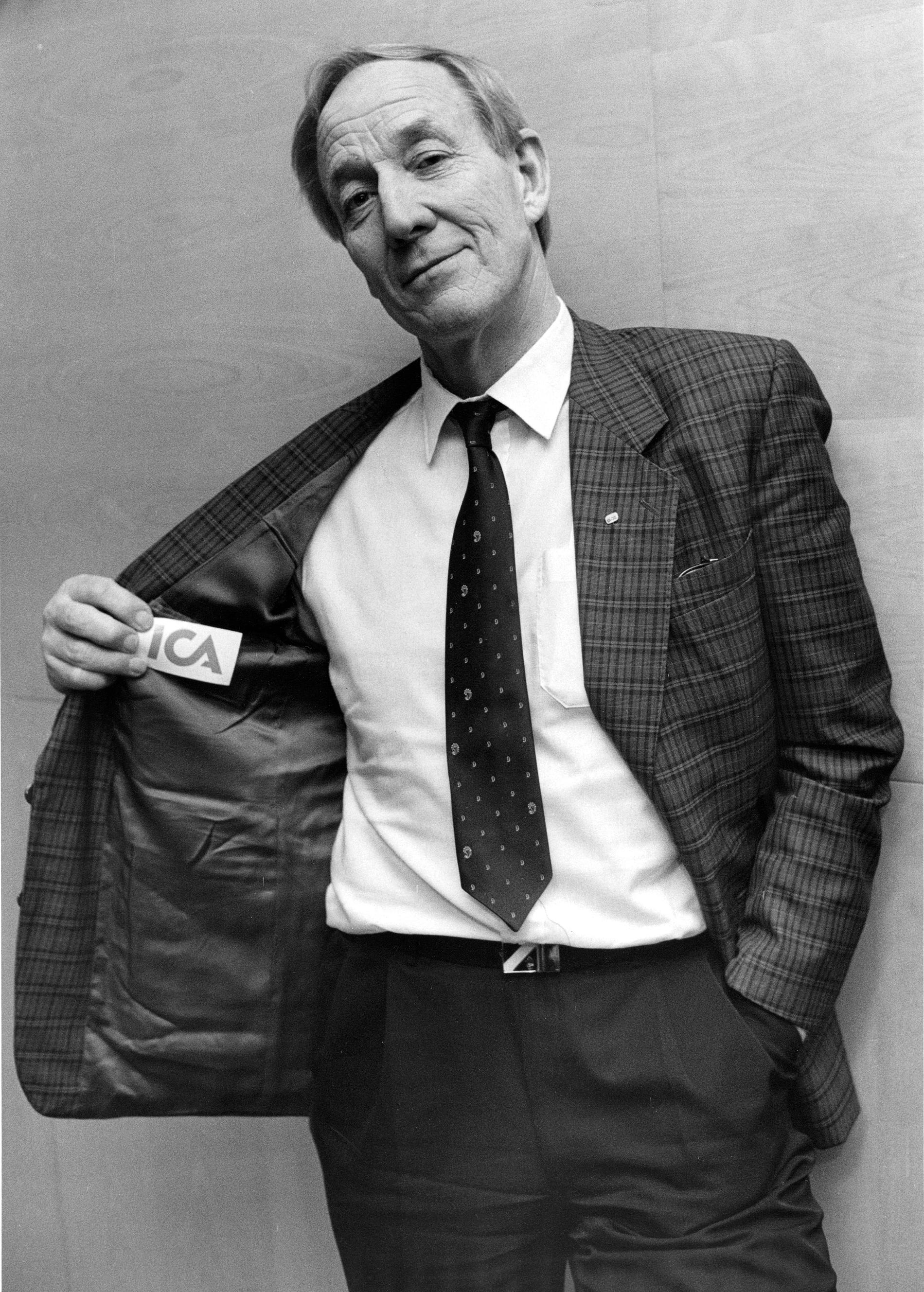 Olle Blomqvist efter det att han sålt sitt företag Ellos till ICA 1988